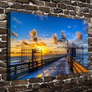 The beautiful scenery Paintings  20x16 inch FRAMED CANVAS PRINT