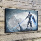 Goddess of Dragon  20x16 inch FRAMED CANVAS PRINT