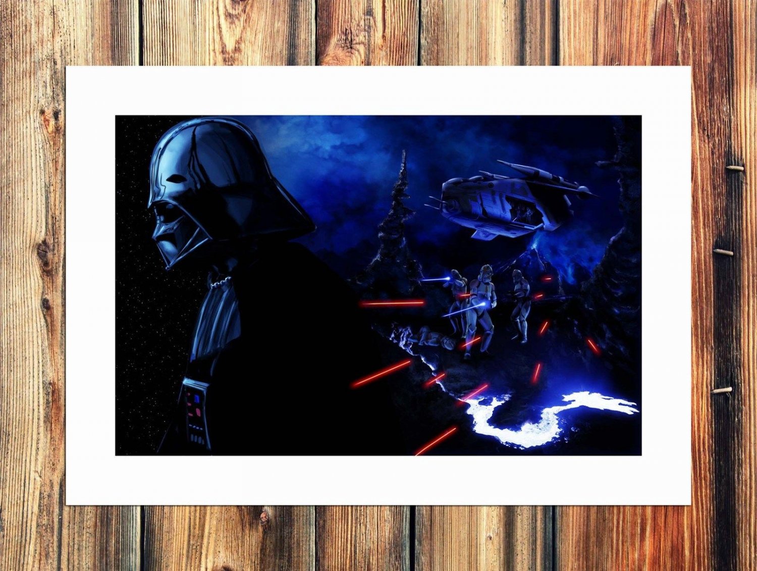 The Commandos  20x16 inch FRAMED CANVAS PRINT