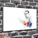 work comics  20x16 inch FRAMED CANVAS PRINT