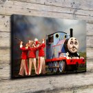 Thomas Show Animation  20x16 inch FRAMED CANVAS PRINT