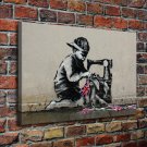 Slave Labour  20x16 inch FRAMED CANVAS PRINT