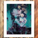 City girl  20x16 inch FRAMED CANVAS PRINT
