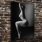 Naked Decor  20x16 inch FRAMED CANVAS PRINT