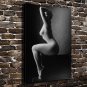 Naked Decor 20x16 inch FRAMED CANVAS PRINT