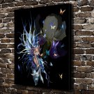 Smiling Angel Decor  20x16 inch FRAMED CANVAS PRINT
