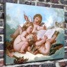 Angels musicians  20x16 inch FRAMED CANVAS PRINT