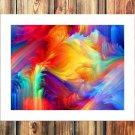 Pyatno relef kraski Decor  20x16 inch FRAMED CANVAS PRINT