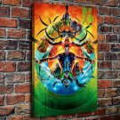 God Twilight Poste  20x16 inch FRAMED CANVAS PRINT