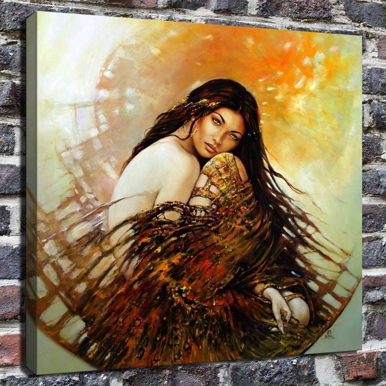 Combat 7 Skies Unknown  20x16 inch FRAMED CANVAS PRINT