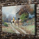 Rendezvous place  20x16 inch FRAMED CANVAS PRINT