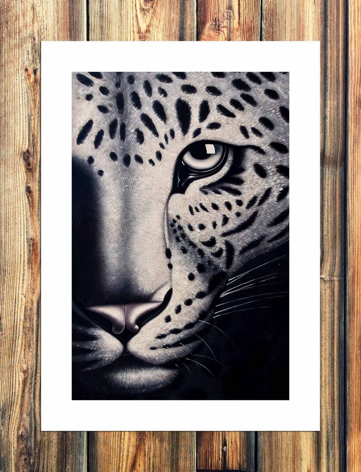 Affectionate gaze  20x16 inch FRAMED CANVAS PRINT