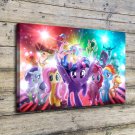 Little Pony The Movie  20x16 inch FRAMED CANVAS PRINT