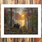 Rise and Shine  20x16 inch FRAMED CANVAS PRINT