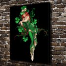 The green angel  20x16 inch FRAMED CANVAS PRINT