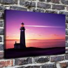 Lighthouses Sea  20x16 inch FRAMED CANVAS PRINT