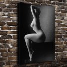 Naked  20x16 inch FRAMED CANVAS PRINT
