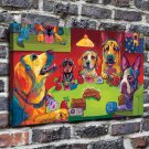C oon animal  20x16 inch FRAMED CANVAS PRINT
