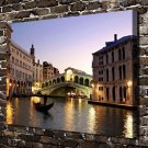 Venice Scenery  20x16 inch FRAMED CANVAS PRINT