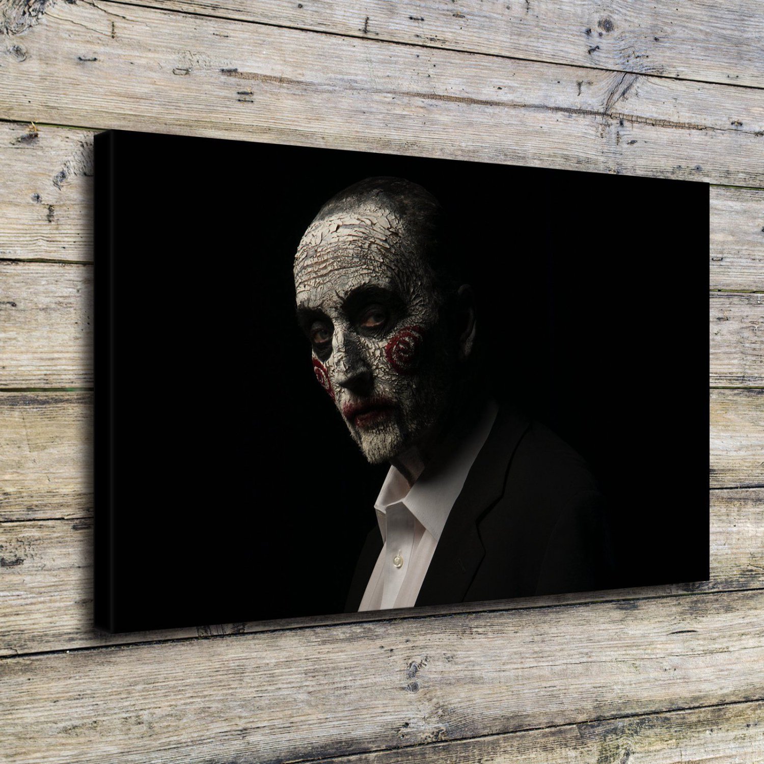 Scary Man  20x16 inch FRAMED CANVAS PRINT