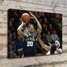 Frank Urbina Miami Heat  20x16 inch FRAMED CANVAS PRINT