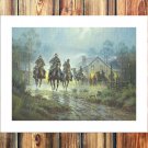 The Gray Ghost  20x16 inch FRAMED CANVAS PRINT