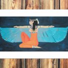 Egypt goddess wings  20x16 inch FRAMED CANVAS PRINT