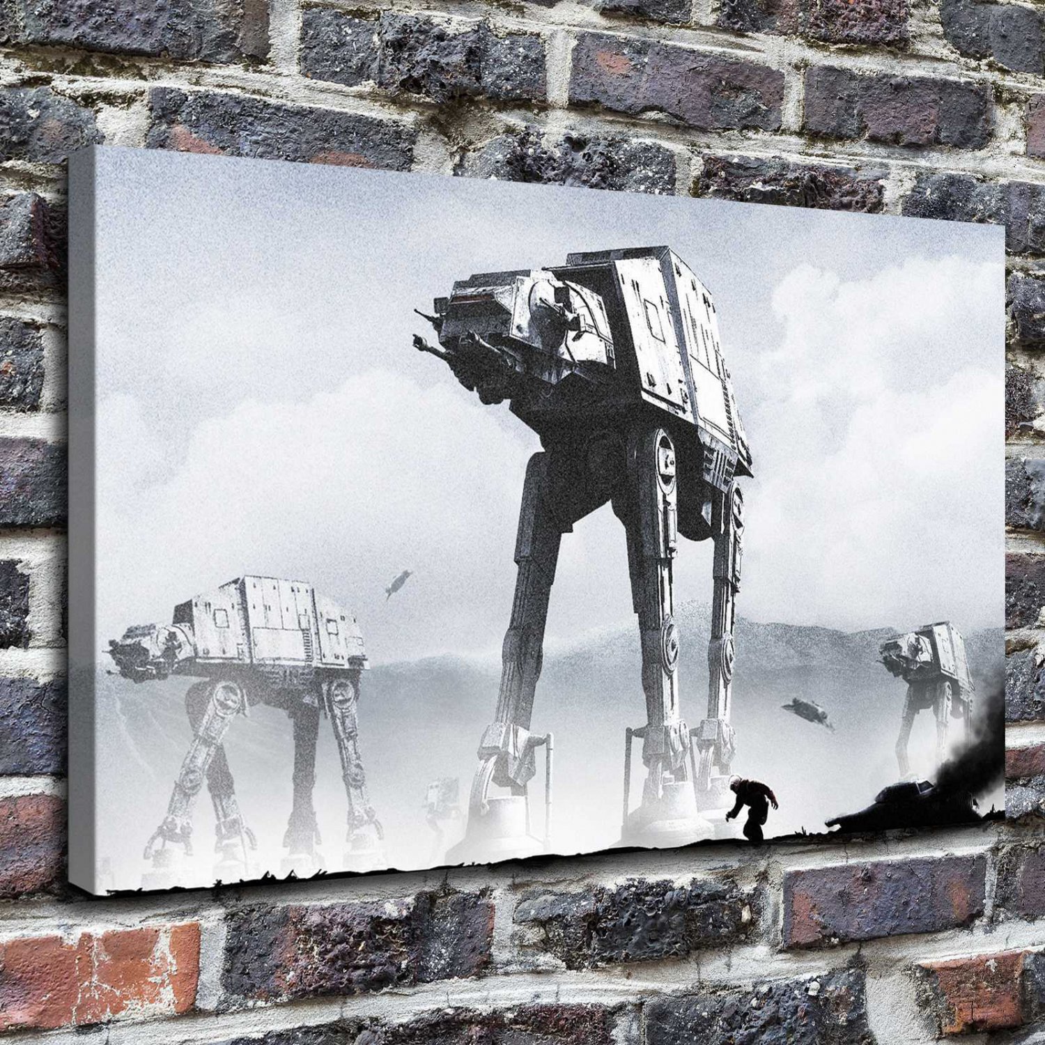 Star Wars  20x16 inch FRAMED CANVAS PRINT