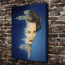 Margaret thatcher  20x16 inch FRAMED CANVAS PRINT