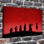 Evolution sith  20x16 inch FRAMED CANVAS PRINT