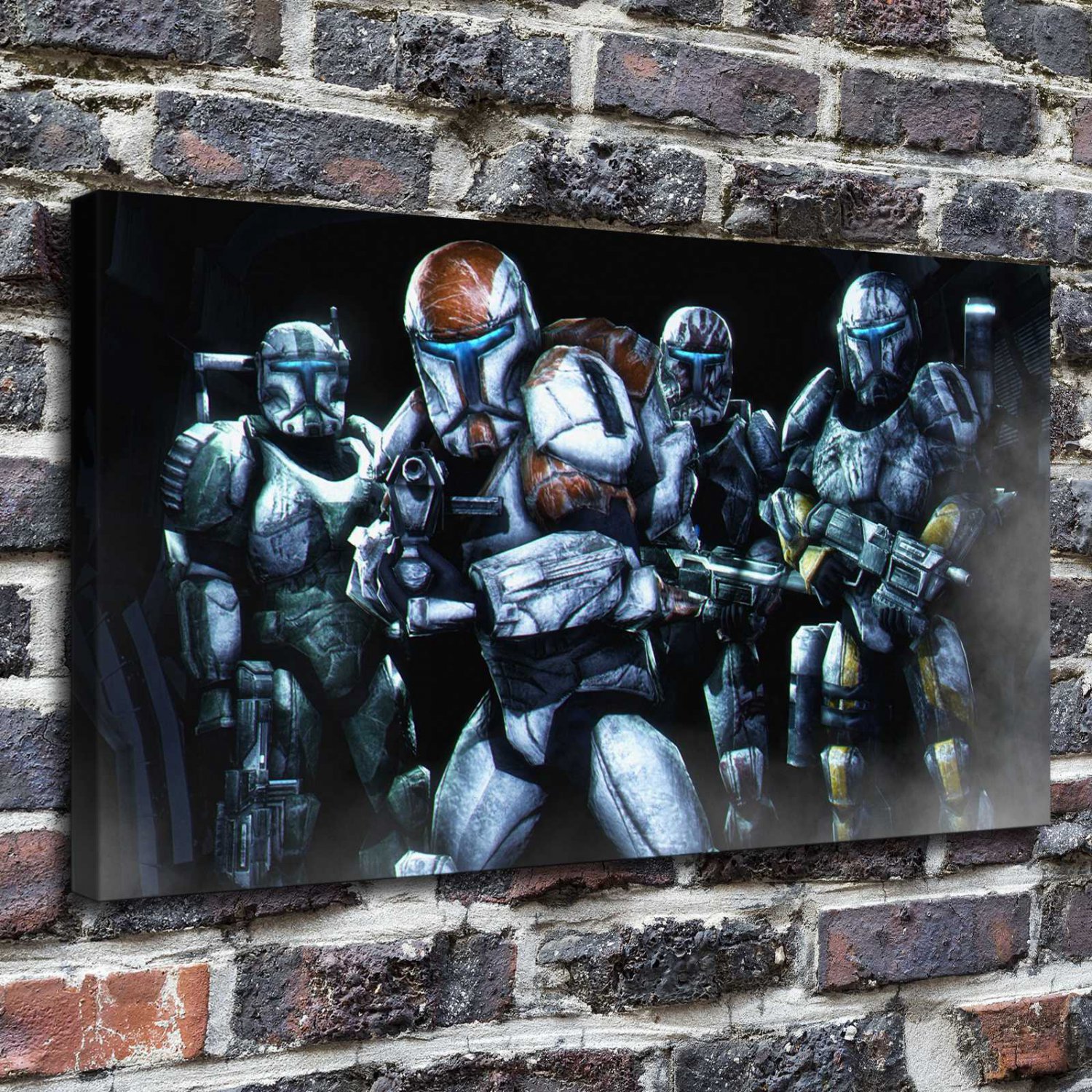 Star Wars  20x16 inch FRAMED CANVAS PRINT