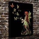 Angel butterfly  20x16 inch FRAMED CANVAS PRINT