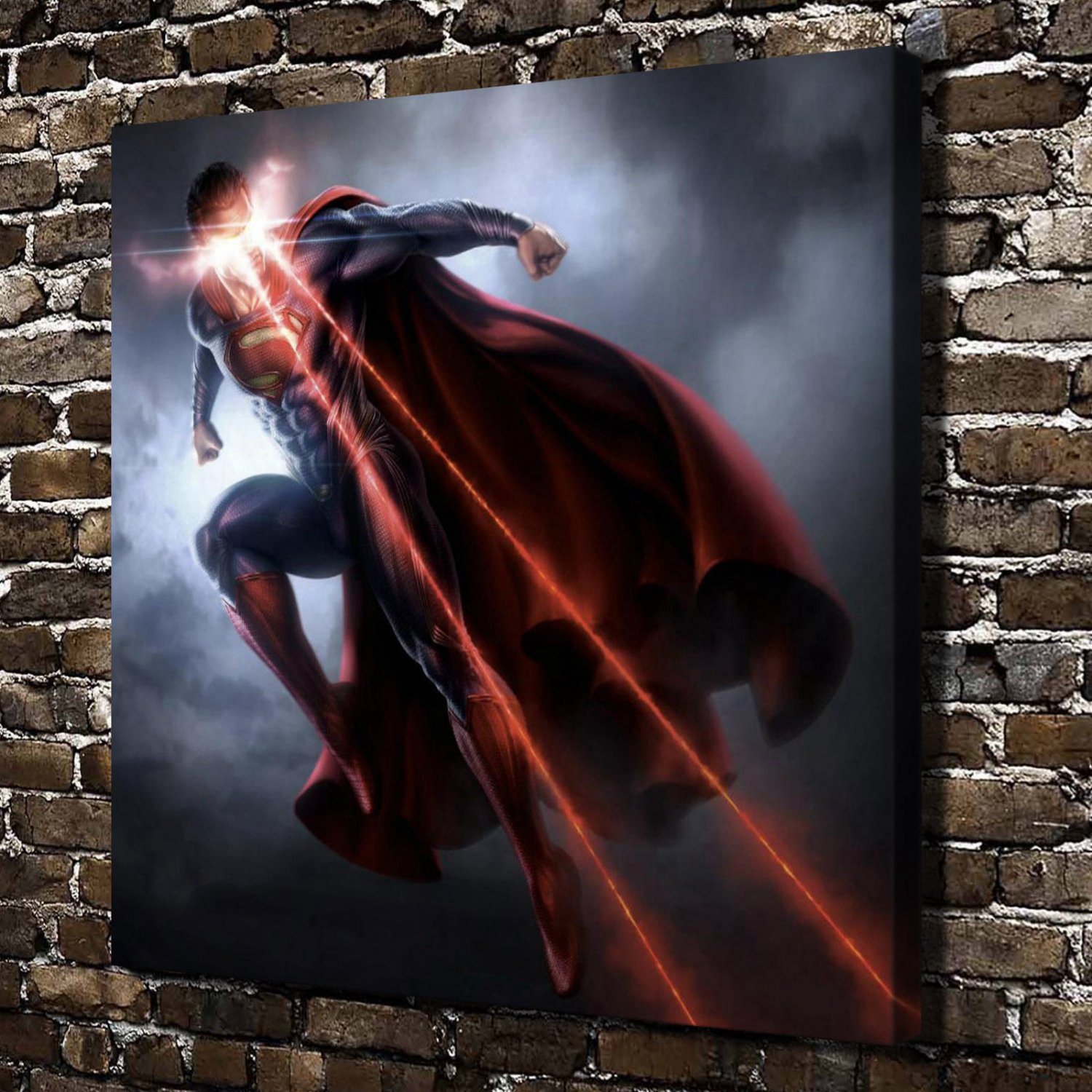 DC Superman  20x16 inch FRAMED CANVAS PRINT