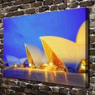 Great buildings  20x16 inch FRAMED CANVAS PRINT