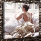 Naked Woman  20x16 inch FRAMED CANVAS PRINT