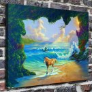 The story of the horse  20x16 inch FRAMED CANVAS PRINT
