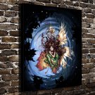 The sleeping beauty  20x16 inch FRAMED CANVAS PRINT