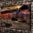 Spectacular sight  20x16 inch FRAMED CANVAS PRINT