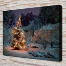 The Christmas tree  20x16 inch FRAMED CANVAS PRINT