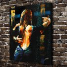 Woman Argentine tango  20x16 inch FRAMED CANVAS PRINT