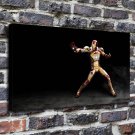 Man and superman  20x16 inch FRAMED CANVAS PRINT