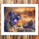 Fairyland and queen  20x16 inch FRAMED CANVAS PRINT