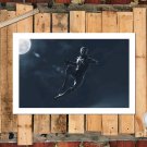 Black panther  20x16 inch FRAMED CANVAS PRINT