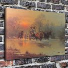 Knights of the ranch Paintings  20x16 inch FRAMED CANVAS PRINT
