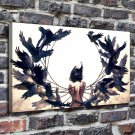 Wenqing yan devushka Paintings  20x16 inch FRAMED CANVAS PRINT