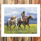 Beautiful hill Paintings  20x16 inch FRAMED CANVAS PRINT