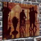 Double dance Paintings  20x16 inch FRAMED CANVAS PRINT