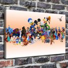 The happy family Paintings  20x16 inch FRAMED CANVAS PRINT