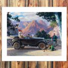 Go out to travel Paintings  20x16 inch FRAMED CANVAS PRINT