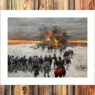 Severnaya amerika Paintings  20x16 inch FRAMED CANVAS PRINT
